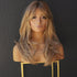PENELOPE ombre blonde synthetic loose wave fringe wig | Milk & Honey Wigs