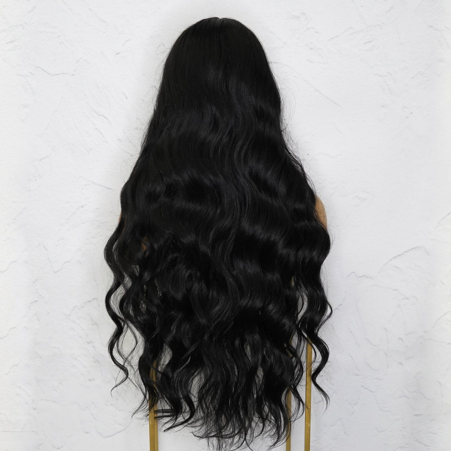 PIPER - Black - Lace Front Wig | Black, 28 Inch+, T-Part Lace Front, Synthetic Hair | Milk &amp; Honey Wigs