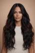 PIPER - Galaxy - Lace Front Wig | Black, 28 Inch+, T-Part Lace Front, Synthetic Hair | Milk & Honey Wigs