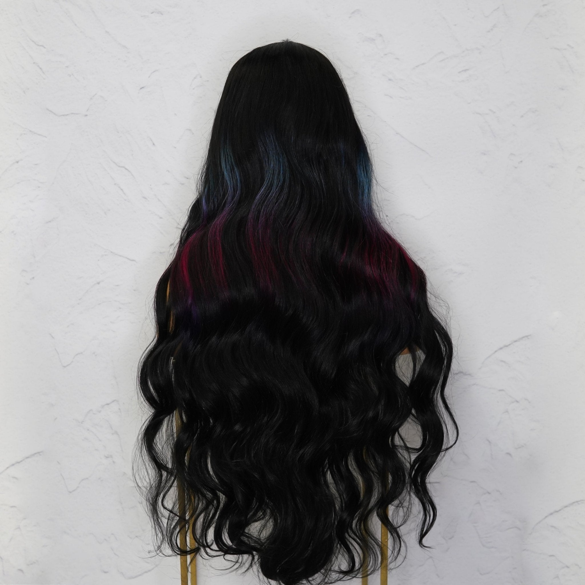 PIPER - Galaxy - Lace Front Wig | Black, 28 Inch+, T-Part Lace Front, Synthetic Hair | Milk &amp; Honey Wigs