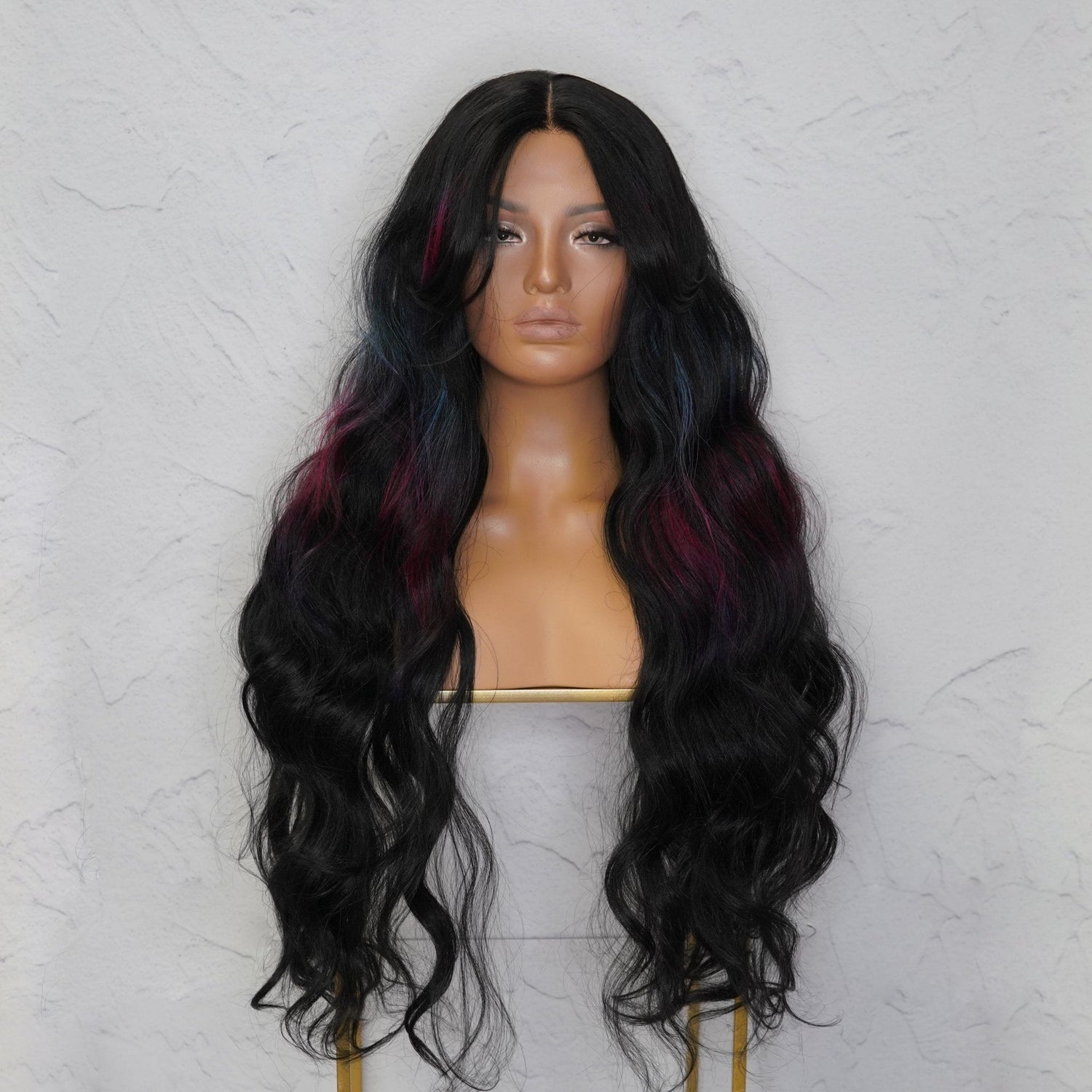 PIPER - Galaxy - Lace Front Wig | Black, 28 Inch+, T-Part Lace Front, Synthetic Hair | Milk &amp; Honey Wigs