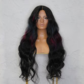 PIPER - Galaxy - Lace Front Wig | Black, 28 Inch+, T-Part Lace Front, Synthetic Hair | Milk & Honey Wigs