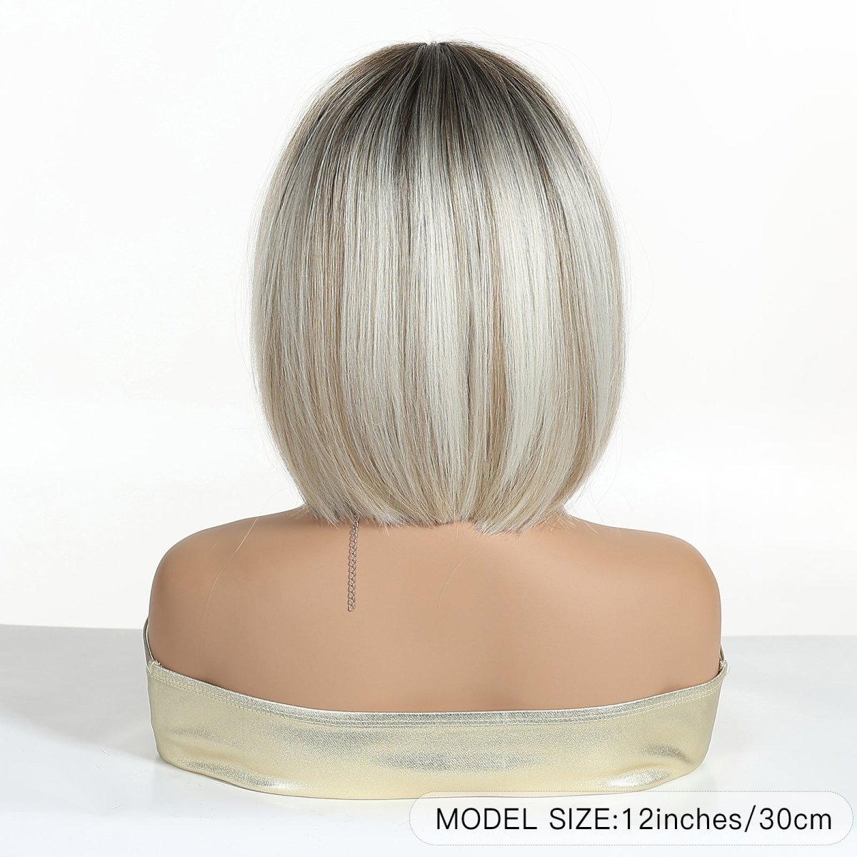 Platinum Blonde Bob Wig with Fringe Wig - MARKETPLACE | Blonde, Fringe, Synthetic Hair | Milk &amp; Honey Wigs