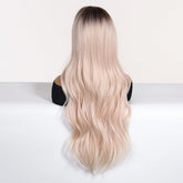 Platinum Blonde Ombre Wig with Fringe - MARKETPLACE | Blonde, Fringe, Synthetic Hair | Milk & Honey Wigs