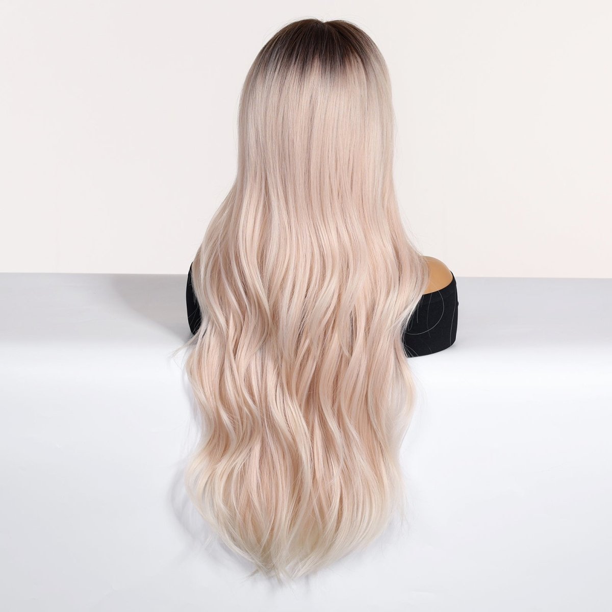 Platinum Blonde Ombre Wig with Fringe - MARKETPLACE | Blonde, Fringe, Synthetic Hair | Milk &amp; Honey Wigs