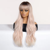 Platinum Blonde Ombre Wig with Fringe - MARKETPLACE | Blonde, Fringe, Synthetic Hair | Milk & Honey Wigs