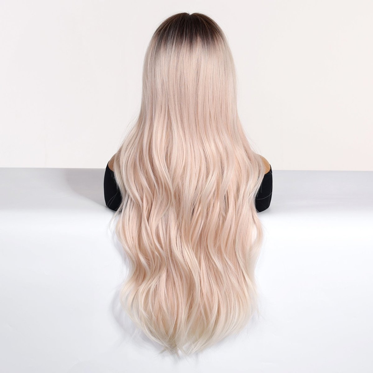 Platinum Blonde Ombre Wig with Fringe - MARKETPLACE | Blonde, Fringe, Synthetic Hair | Milk &amp; Honey Wigs