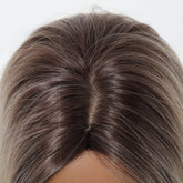 Platinum Blonde with Shadow Roots  Wig - MARKETPLACE | Blonde, Fringe, Synthetic Hair | Milk & Honey Wigs