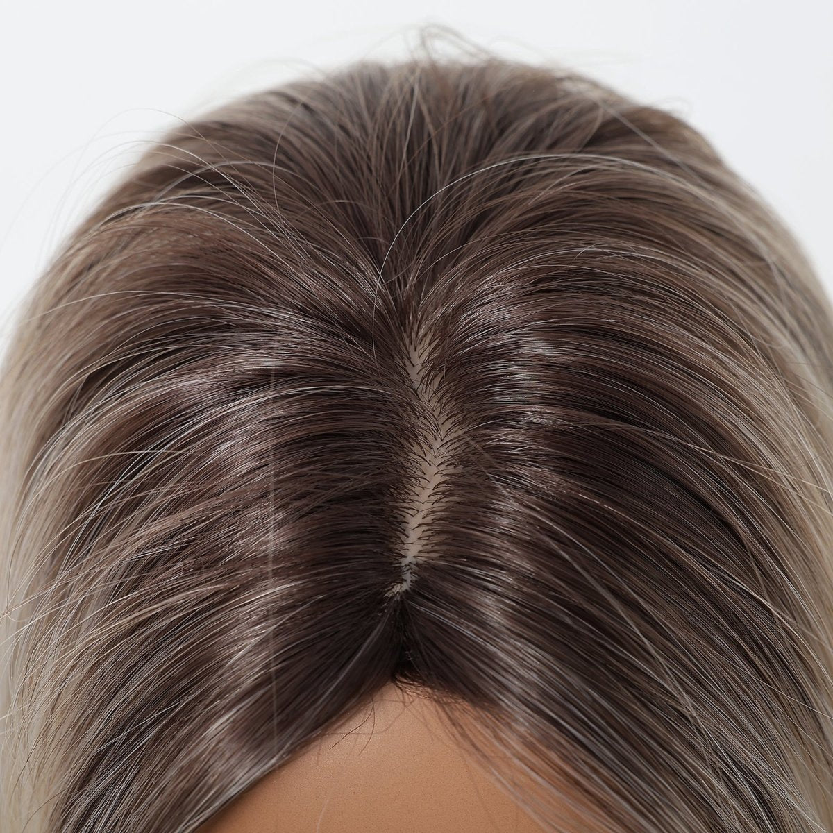 Platinum Blonde with Shadow Roots  Wig - MARKETPLACE | Blonde, Fringe, Synthetic Hair | Milk &amp; Honey Wigs