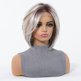Platinum Bob 13x6 Lace Front Wig - MARKETPLACE | Blonde, 13x6 Lace Front, Synthetic Hair | Milk & Honey Wigs