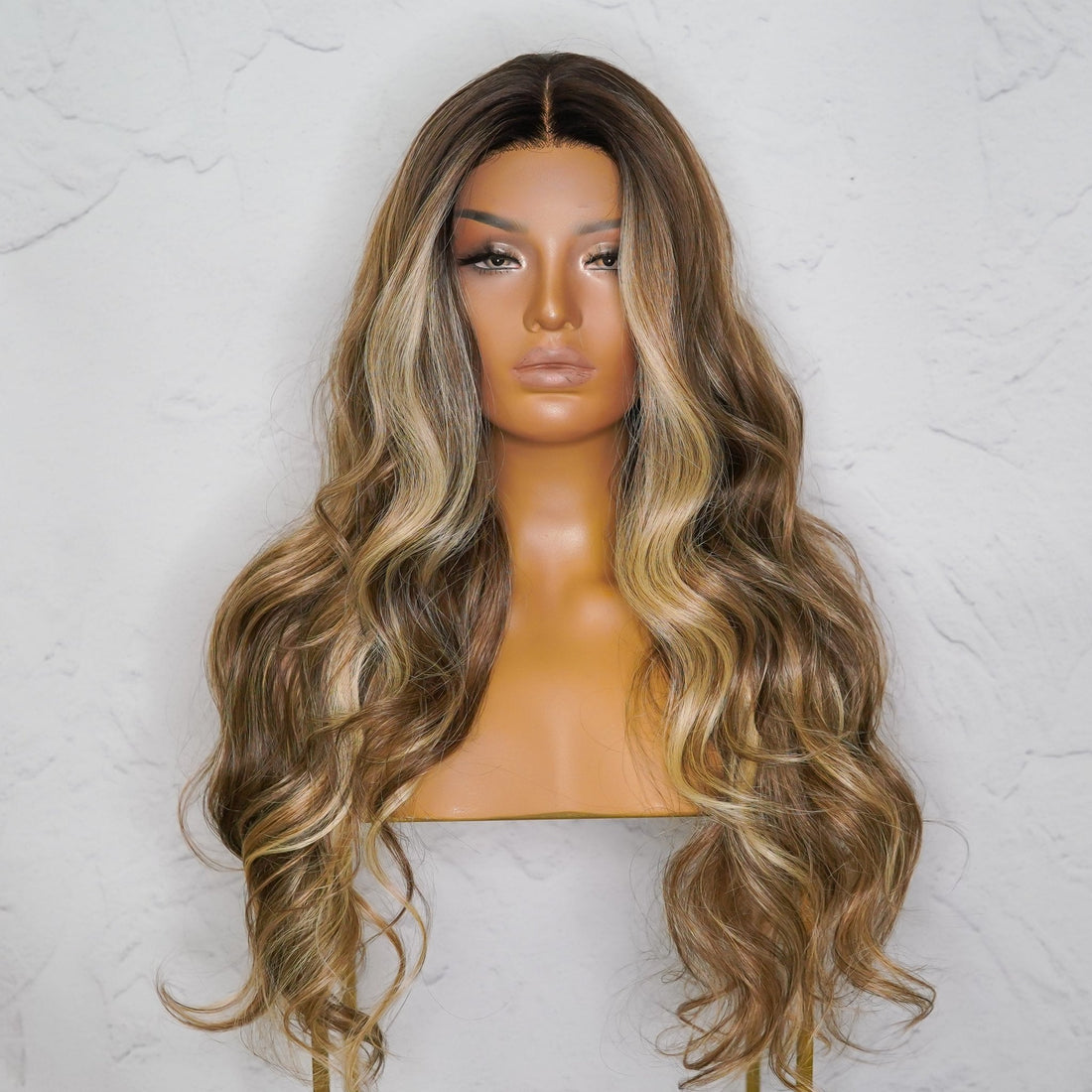 POLLY Ombre 30" Lace Front Wig - Milk &amp; Honey Wigs