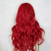 POLLY - Red - Lace Front Wig | Red, 28 Inch+, T-Part Lace Front, Synthetic Hair | Milk & Honey Wigs