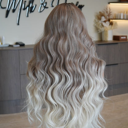 ROBBIE Beach Blonde 13x4 Lace Front Wig - Milk &amp; Honey Wigs