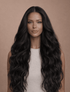 ROBBIE - Natural Black - Lace Front Wig | Black, 26 Inch, 13x4 Lace Front, Synthetic Hair | Milk & Honey Wigs