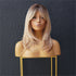 ROCHELLE Blonde Ombre synthetic straight fringe wig | Milk & Honey Wigs