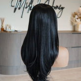 ROME Natural Black Lace Front Wig - Milk & Honey Wigs
