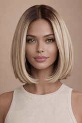 ROMY - Ombre Blonde - Lace Front Wig | Blonde, 12 Inch & Shorter, Mono Lace Front, Synthetic Hair | Milk & Honey Wigs