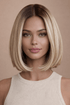 ROMY - Ombre Blonde - Lace Front Wig | Blonde, 12 Inch & Shorter, Mono Lace Front, Synthetic Hair | Milk & Honey Wigs
