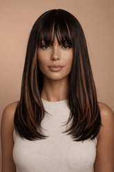 RUBY - Black - Fringe Wig | Black, 14 Inch, Fringe, Synthetic Hair | Milk & Honey Wigs