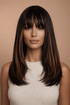 RUBY - Black - Fringe Wig | Black, 14 Inch, Fringe, Synthetic Hair | Milk & Honey Wigs