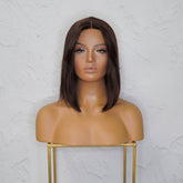 SABRINA Dark Brown Lace Front Wig - Milk & Honey Wigs
