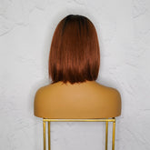 SABRINA - Mocha - Lace Front Wig | Brown, 14 Inch, T-Part Lace Front, Synthetic Hair | Milk & Honey Wigs