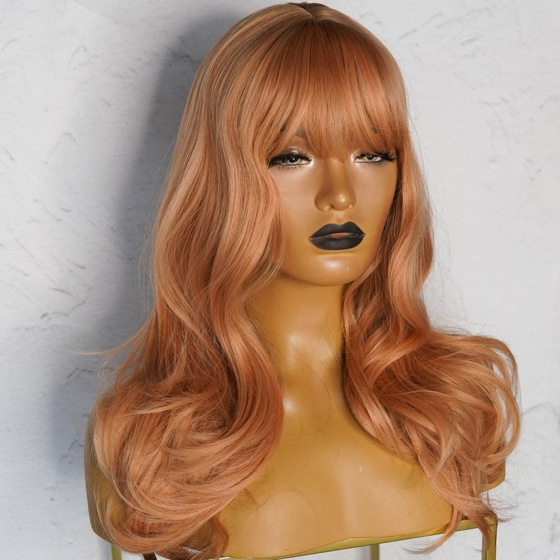 SADIE Caramel Fringe Wig - Milk &amp; Honey Wigs