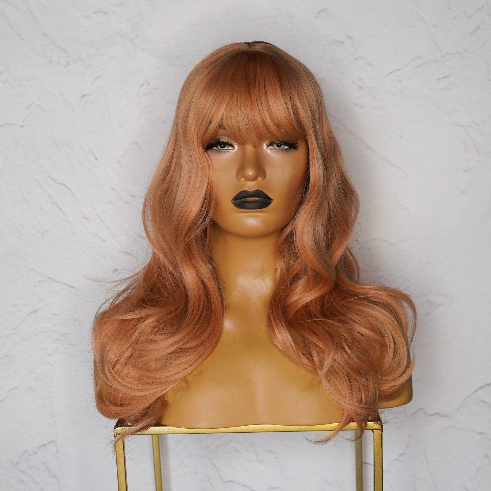 SADIE Caramel Fringe Wig - Milk &amp; Honey Wigs