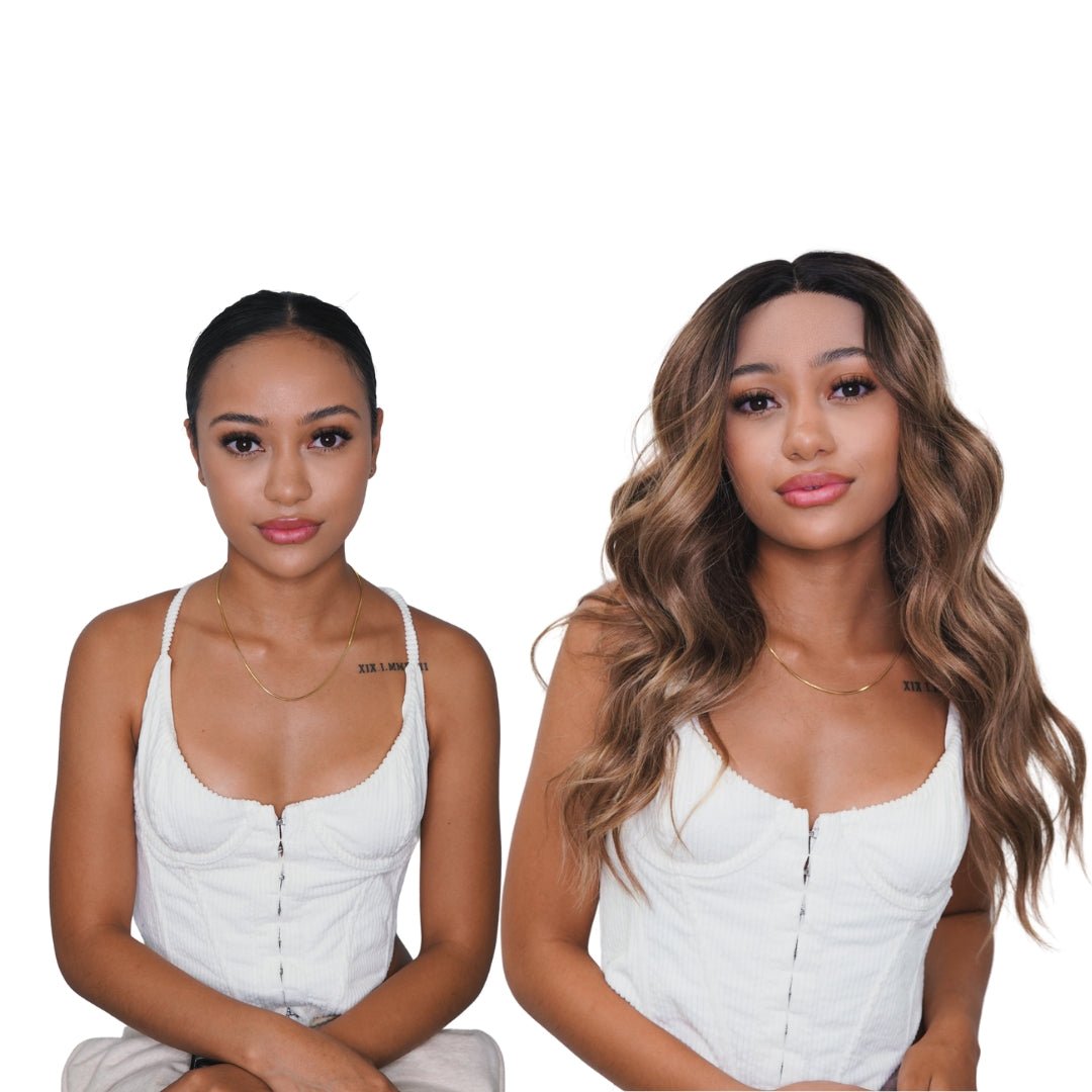 SANDRA Brown synthetic curly lace front wig | Milk &amp; Honey Wigs