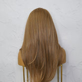 SELENE - Caramel - Lace Front Wig | Brown, 22 Inch, T-Part Lace Front, Synthetic Hair | Milk & Honey Wigs