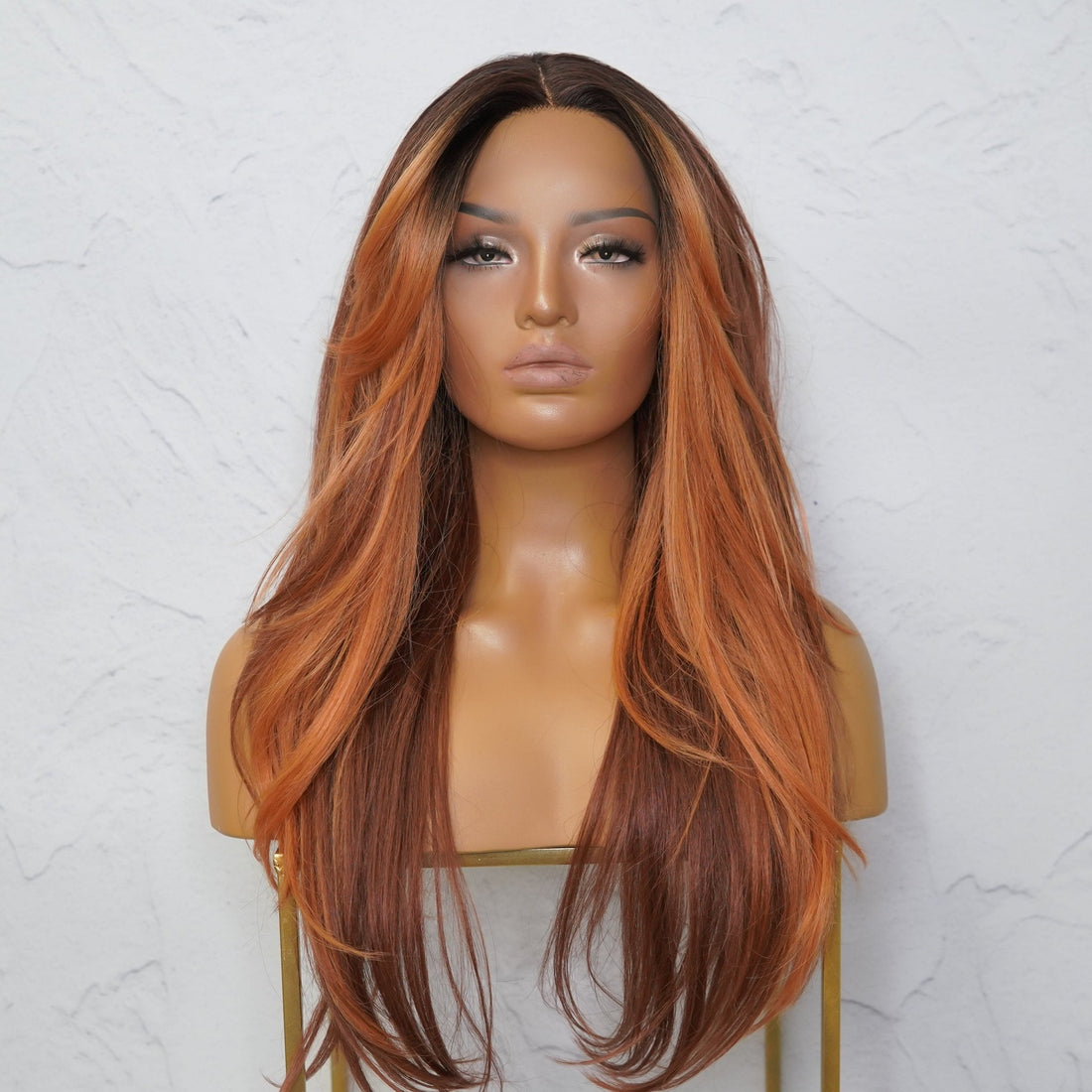 SELENE - Flame - Lace Front Wig | Red, 22 Inch, T-Part Lace Front, Synthetic Hair | Milk &amp; Honey Wigs