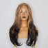 SELENE inked synthetic straight lace front wig | Milk & Honey Wigs