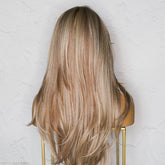 SELENE - Mixed Beach Blonde - Lace Front Wig | Blonde, 22 Inch, T-Part Lace Front, Synthetic Hair | Milk & Honey Wigs