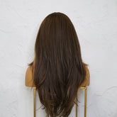 SELENE - Two Tone - Lace Front Wig | Brown, 22 Inch, T-Part Lace Front, Synthetic Hair | Milk & Honey Wigs
