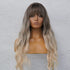 SHAKIRA - Ombre Brown - Fringe Wig | Brown, 24 Inch, Fringe, Synthetic Hair | Milk & Honey Wigs