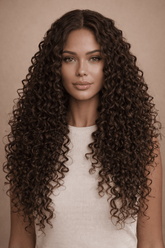 SHIRLEY - Dark Brown - Lace Front Wig - Milk & Honey Wigs
