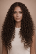 SHIRLEY - Dark Brown - Lace Front Wig - Milk & Honey Wigs