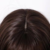 Short Dark Brown Bob Wispy Fringe Wig - MARKETPLACE | Brown, Fringe, Synthetic Hair | Milk & Honey Wigs