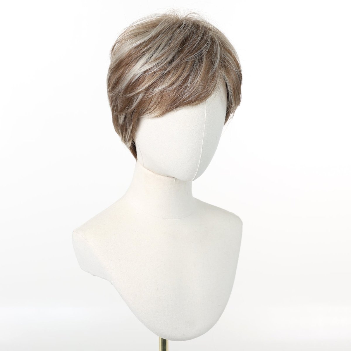 Short Layered Pixie Cut Wig - MARKETPLACE | Brown, Fringe, Synthetic Hair | Milk &amp; Honey Wigs