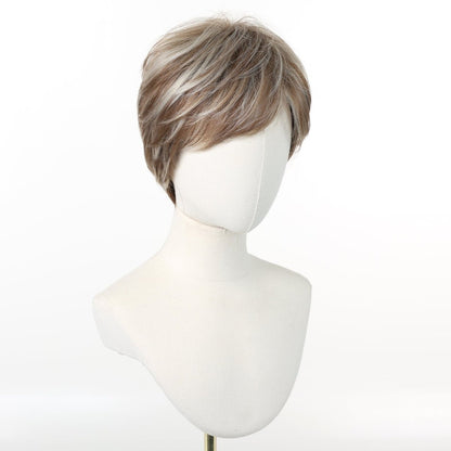 Short layered synthetic pixie cut lace front wig | Milk &amp; Honey Wigs