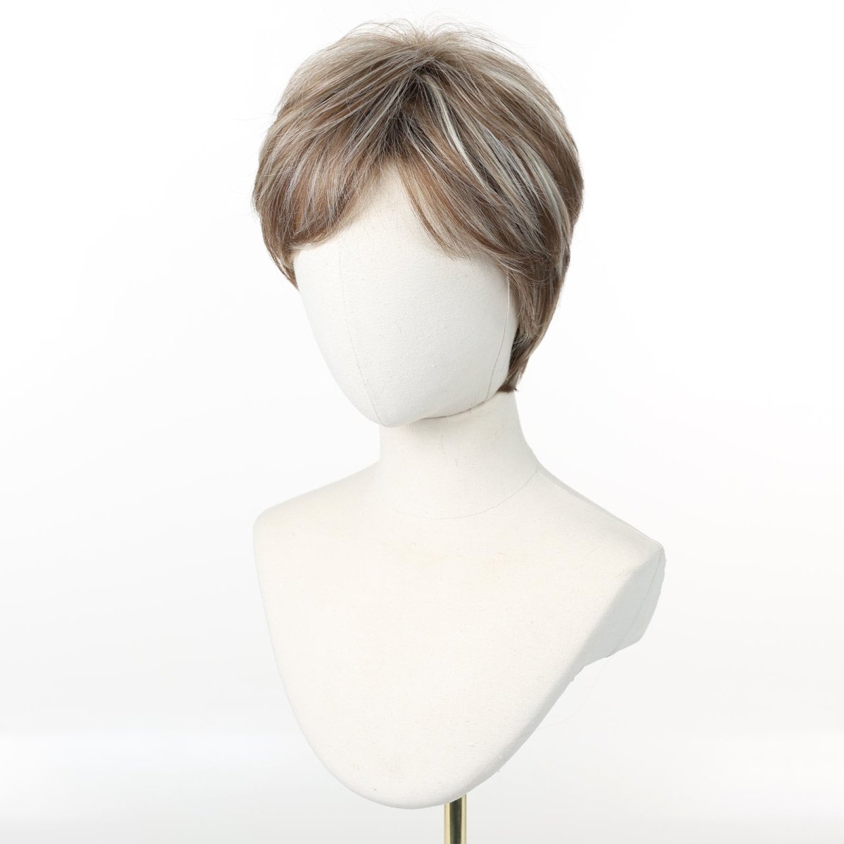 Short Layered Pixie Cut Wig - MARKETPLACE | Brown, Fringe, Synthetic Hair | Milk &amp; Honey Wigs