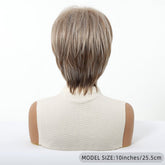 Short Layered Pixie Cut Wig - MARKETPLACE | Brown, Fringe, Synthetic Hair | Milk & Honey Wigs