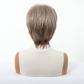 Short Layered Pixie Cut Wig - MARKETPLACE | Brown, Fringe, Synthetic Hair | Milk & Honey Wigs