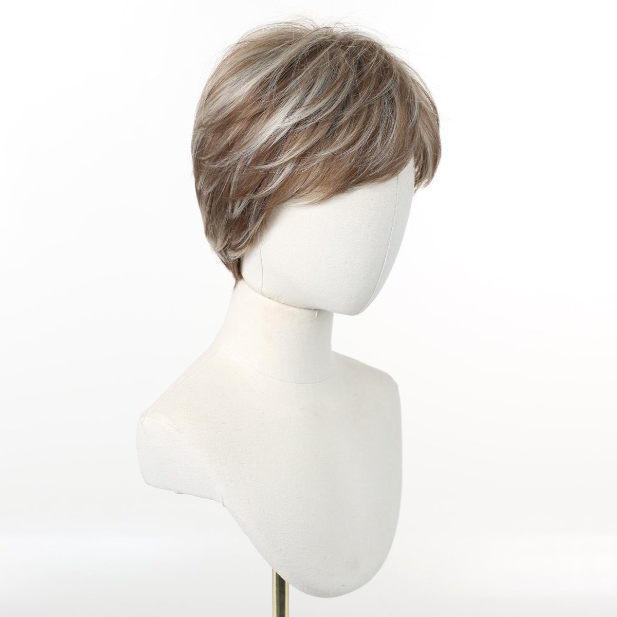 Short Layered Pixie Cut Wig - MARKETPLACE | Brown, Fringe, Synthetic Hair | Milk &amp; Honey Wigs