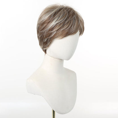 Short layered synthetic pixie cut lace front wig | Milk &amp; Honey Wigs