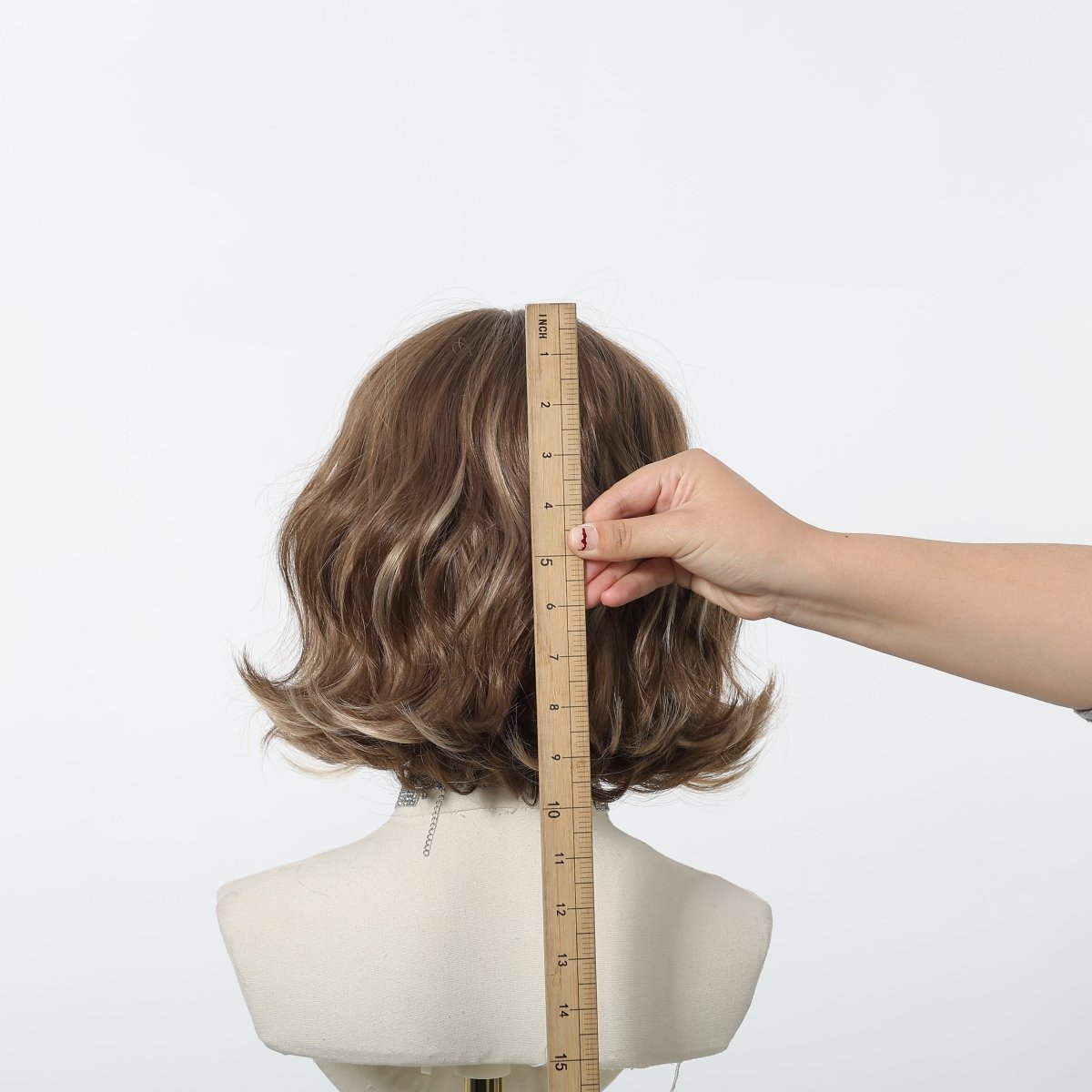 Short Wavy Brown Wig - MARKETPLACE | Brown, Fringe, Synthetic Hair | Milk &amp; Honey Wigs