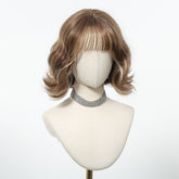 Short Wavy Brown Wig - MARKETPLACE | Brown, Fringe, Synthetic Hair | Milk & Honey Wigs