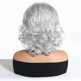 Silver Curl Fringe Wig - MARKETPLACE | Grey, Fringe, Synthetic Hair | Milk & Honey Wigs