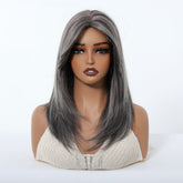 Silver Grey Layered Wig - MARKETPLACE | Grey, Fringe, Synthetic Hair | Milk & Honey Wigs