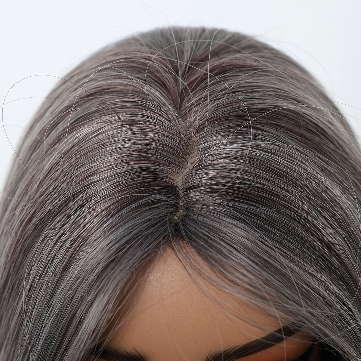 Silver Grey Layered Wig - MARKETPLACE | Grey, Fringe, Synthetic Hair | Milk &amp; Honey Wigs